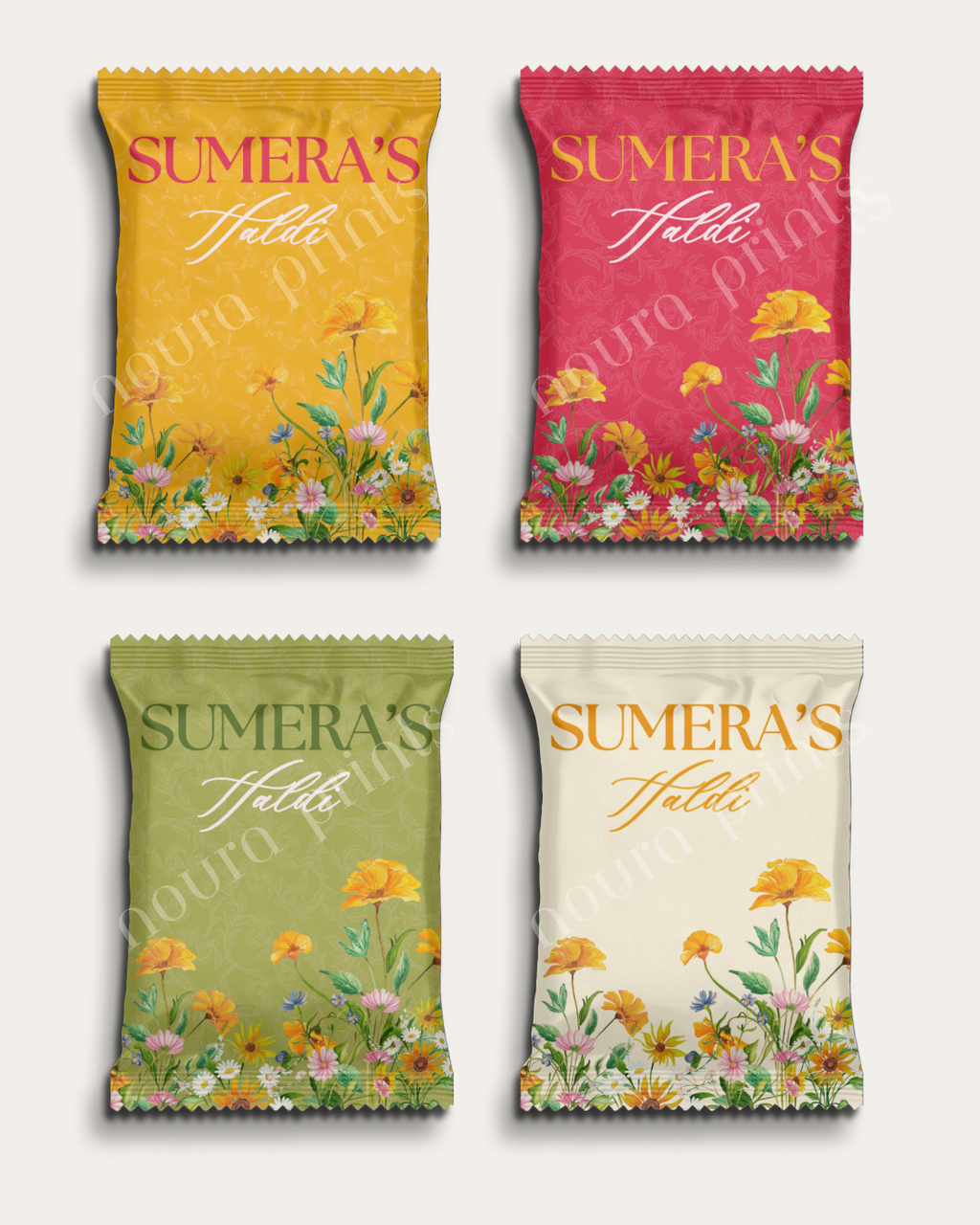 The Wildflower Haldi Snack Packet