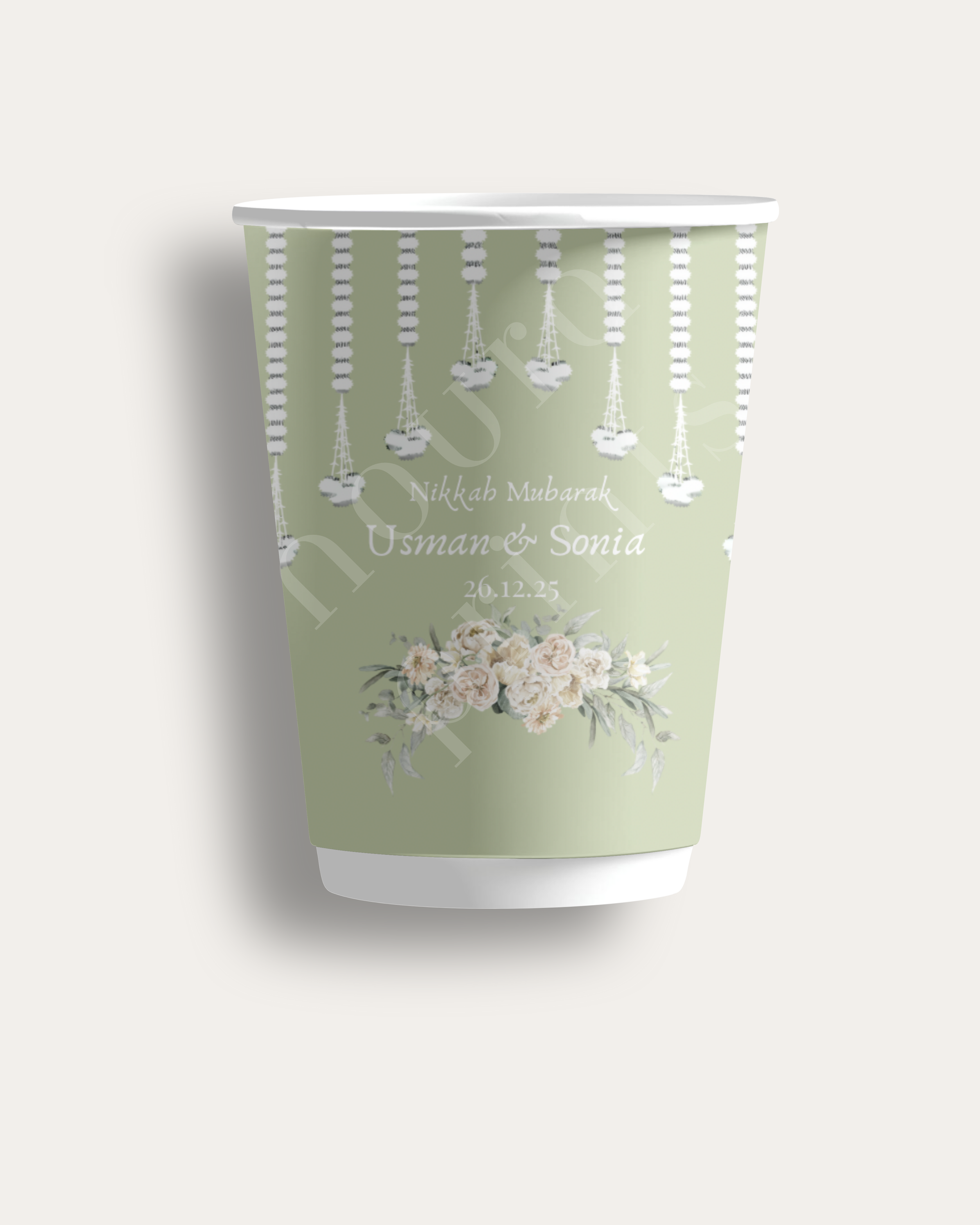 Serene Nikkah Chai Cup Set