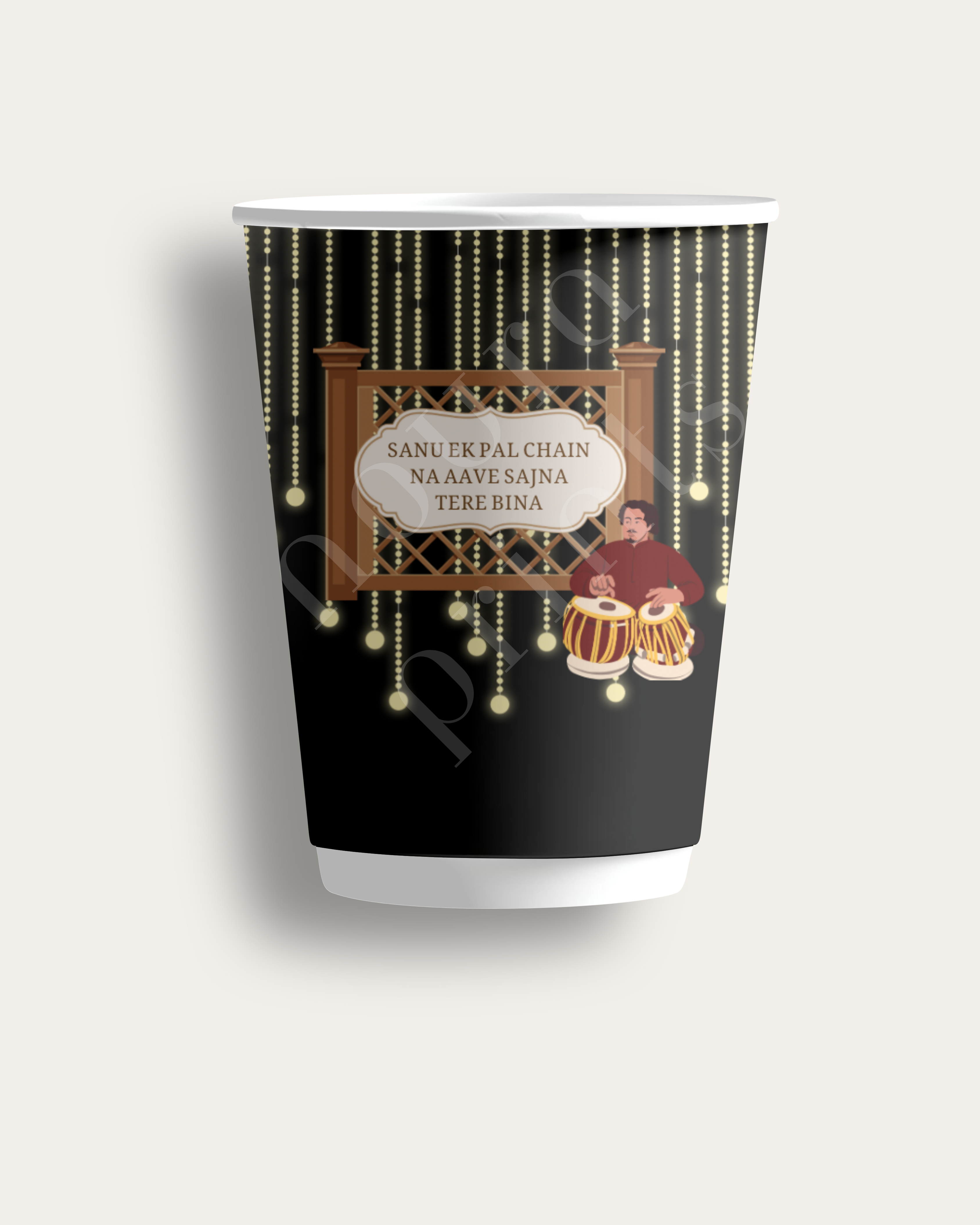 Mehfil-e-Qawwali Chai Cups