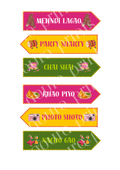 Mehndi Directional Arrow Signs