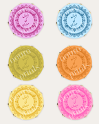 Rang Dafli Pastel Set