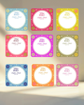 Rang Jhumka Card Set
