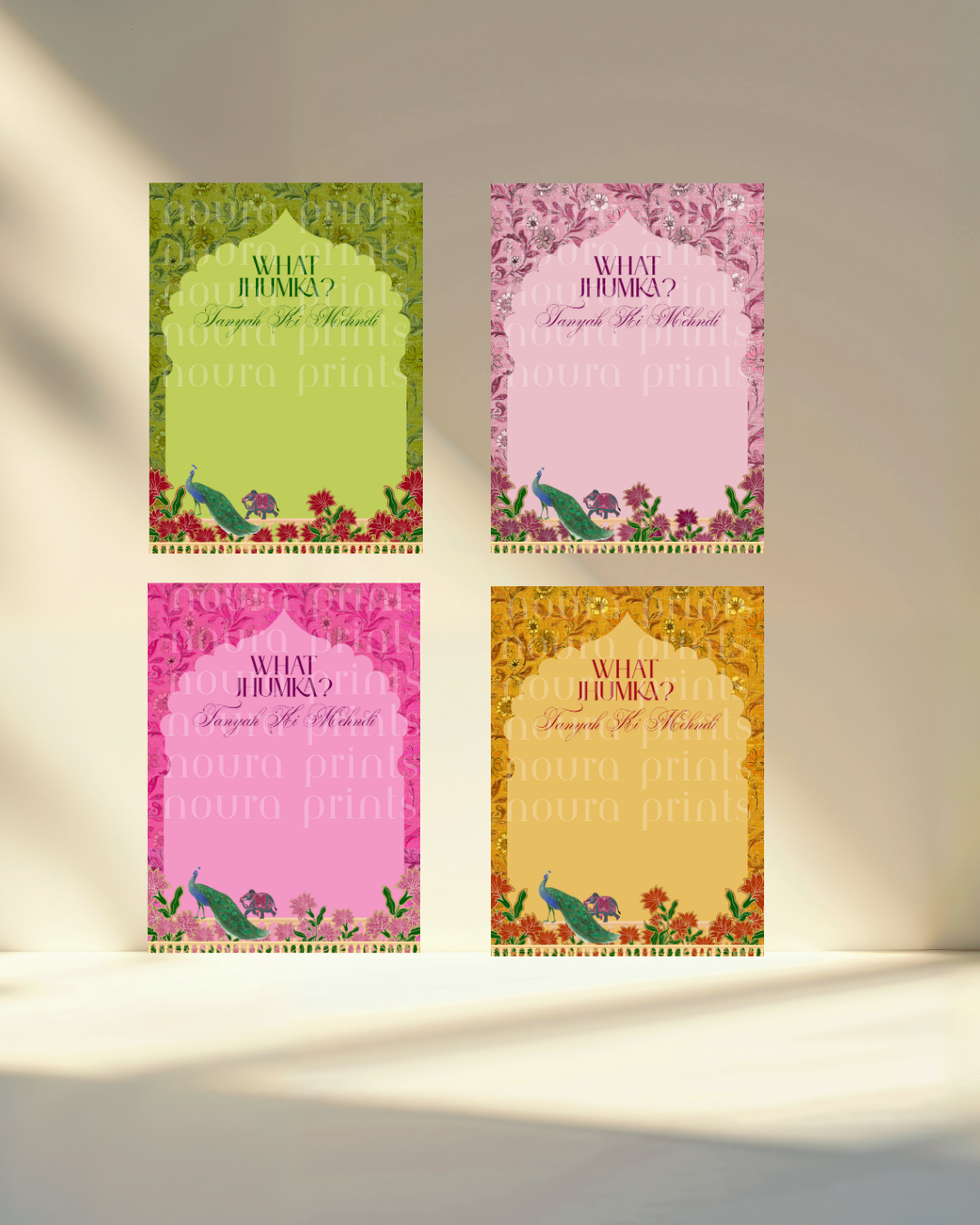 Haveli Jhumka Card Set