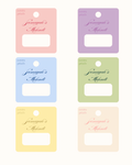 Original Pastel Claw Clip Card Set